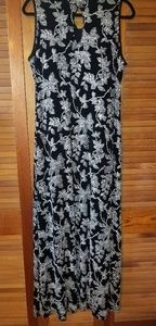 Silver and Black long dress